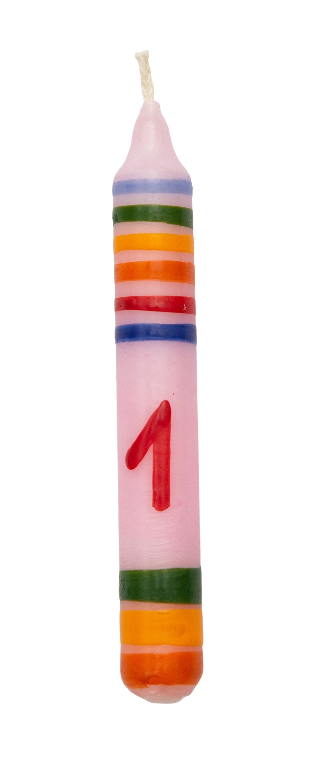 Ahrens Kerze Zahl 1 rosa