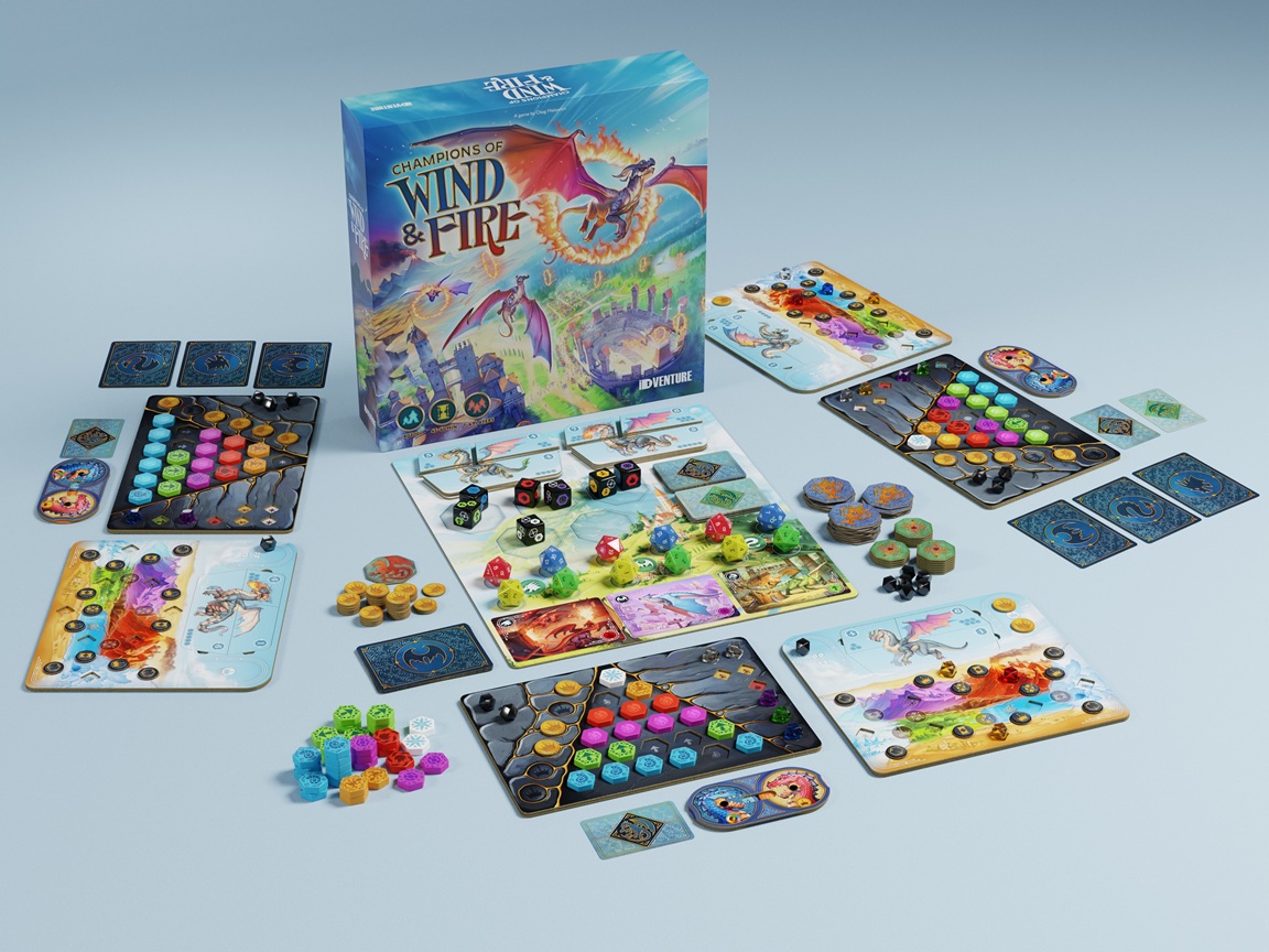 iDVenture Brettspiel Champions of the Wind & Fire