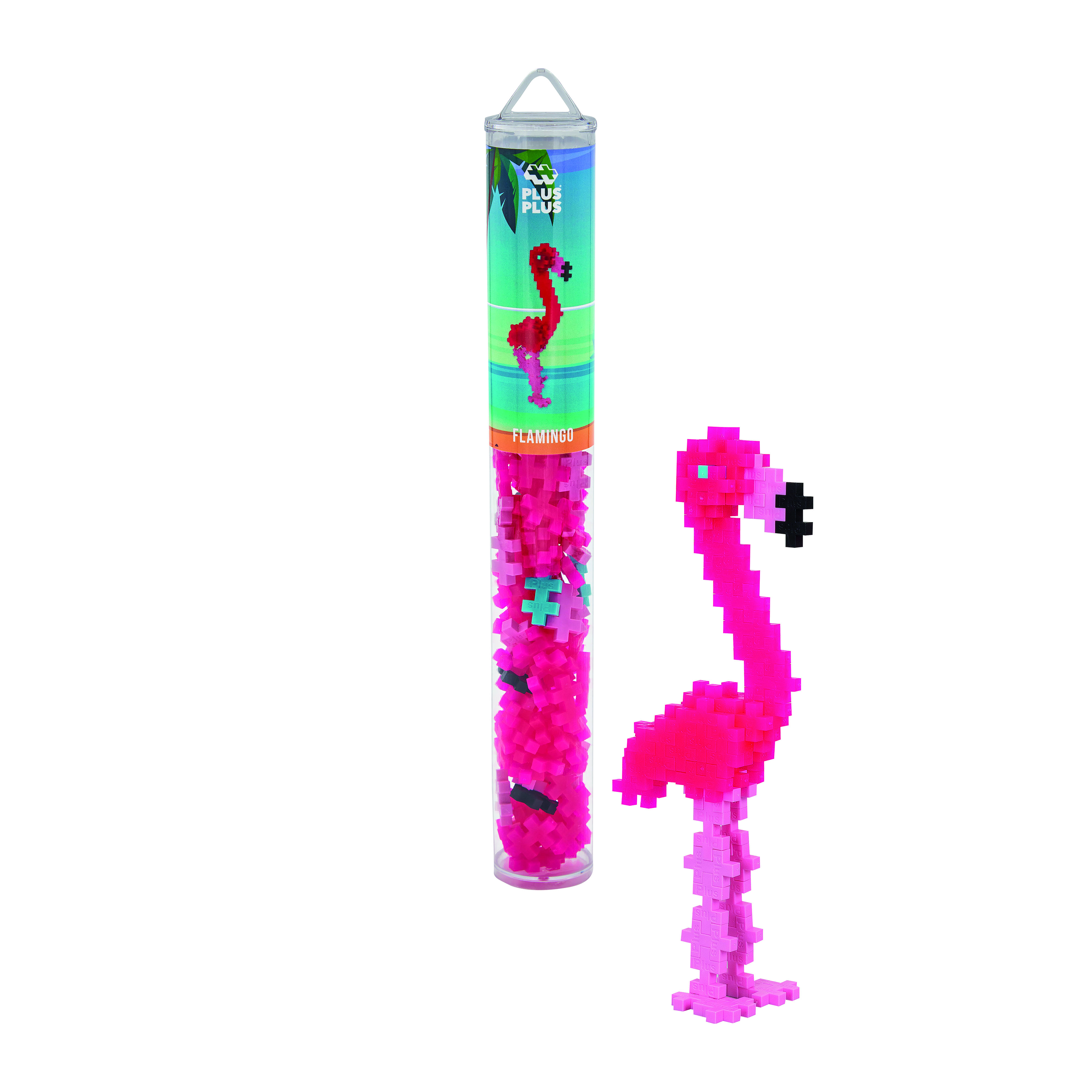 Plus-Plus 100 Kreativ Bausteine Flamingo
