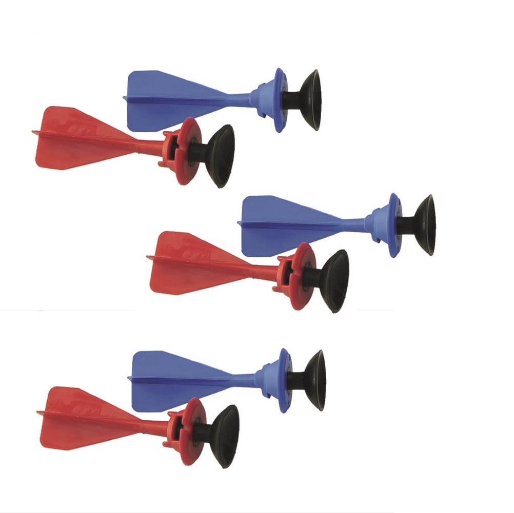 Vah 6er Set Saugnapf- Sicherheitspfeile für Armbrust Wilhelm Tell