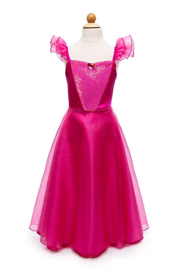 Great Pretenders Pink Party Kleid Hot Pink Party Dress, Größe 4 - 6 Jahre