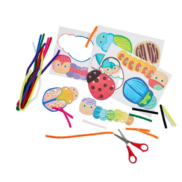 Haba Sachenmacher Bastelset- Erstes Fädeln Käfer & Raupen