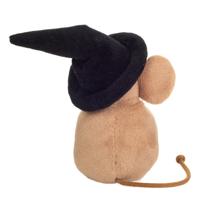 Hermann Teddy Halloweenmaus mit Gespenst 11 cm Stofftier