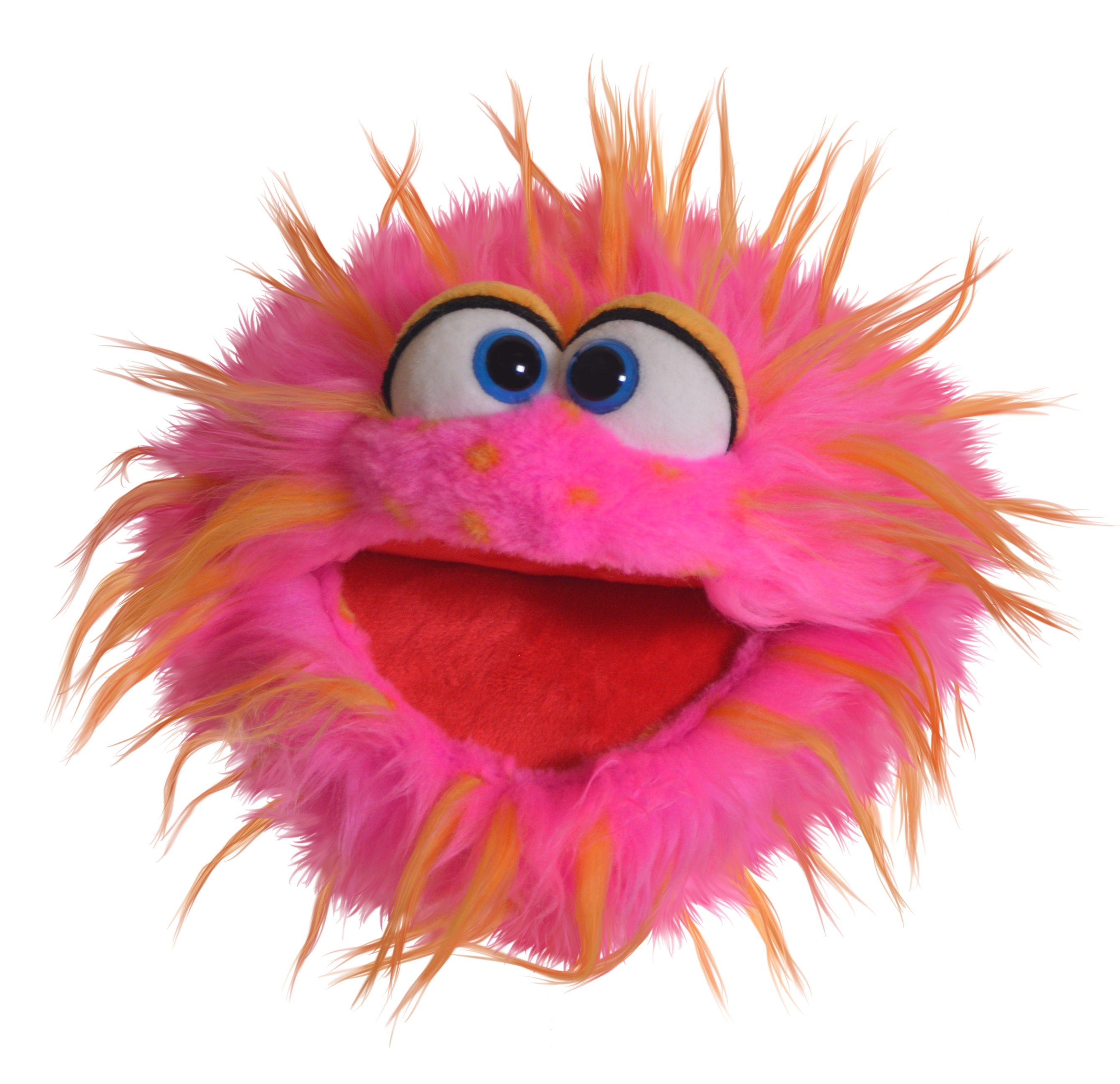 Living Puppets Handpuppe Knaller (pink/gelb) aus der Reihe Quatschköpfe Limited Edition
