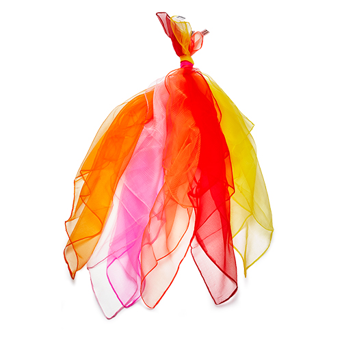 Henrys Jongliertuch-Set Feuer 6 Tücher, 65cm x 65cm
