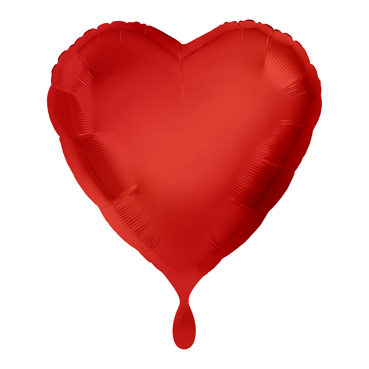 Folienballon Herz Metallic Red 17"  