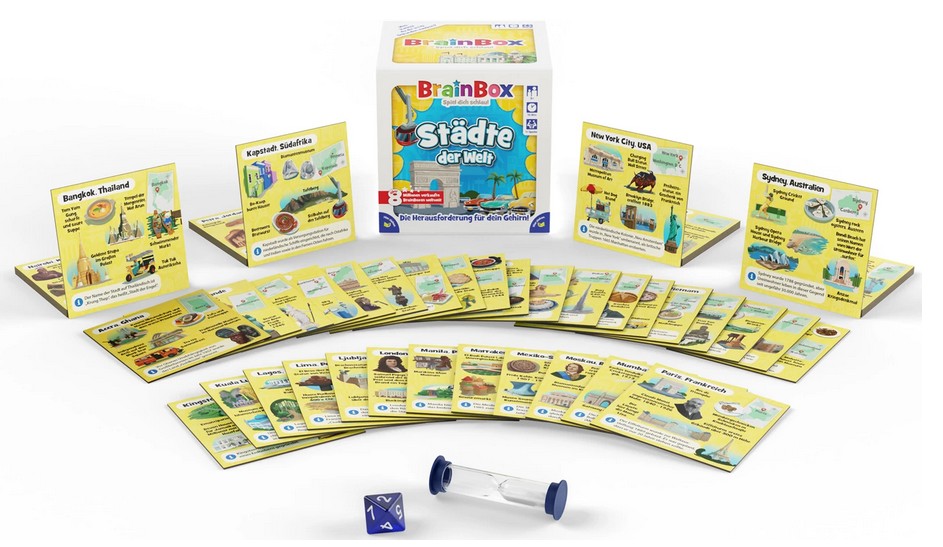 BrainBox - Städte der Welt Spiel dich schlau
