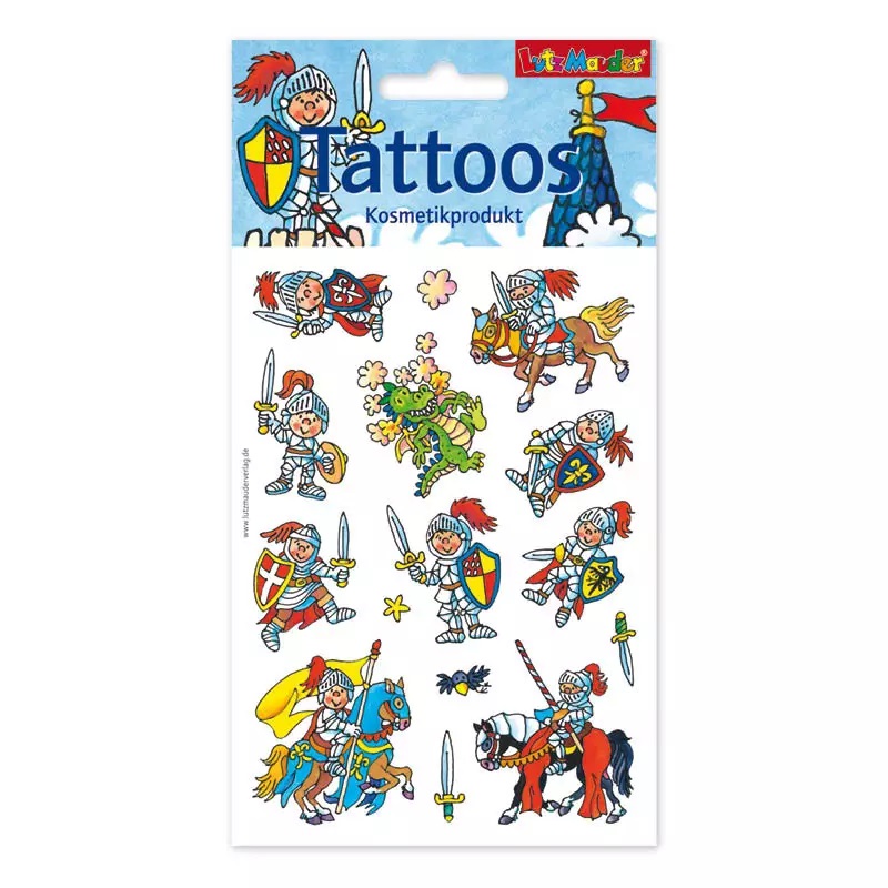 Lutz Mauder Tattoos auf A6, Ritter