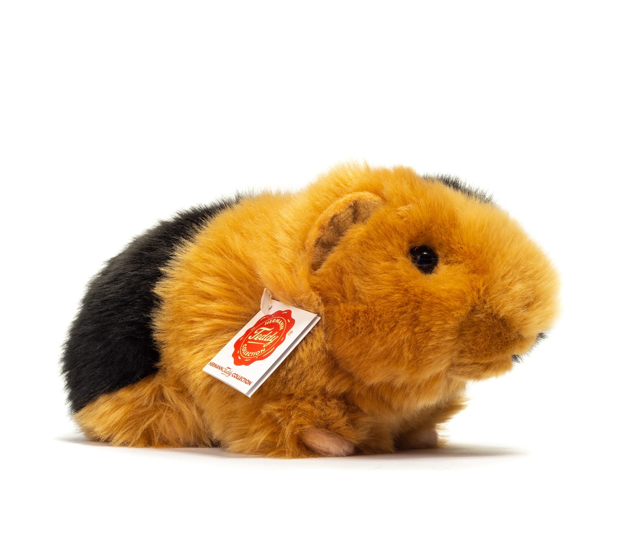 Hermann Teddy Meerschweinchen gold/schwarz 20 cm Stofftier