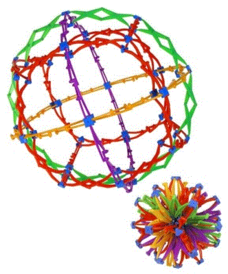 Original Hoberman Mini Sphere Rings  Original Hoberman Mini Sphere Rings