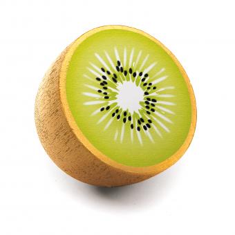 Erzi halbe Kiwi aus Holz  Kaufladen Zubehör