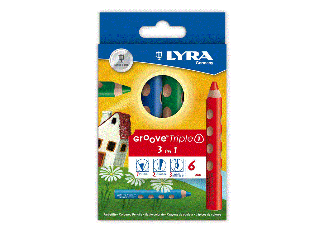 Lyra Groove Triple 6 Stück 
