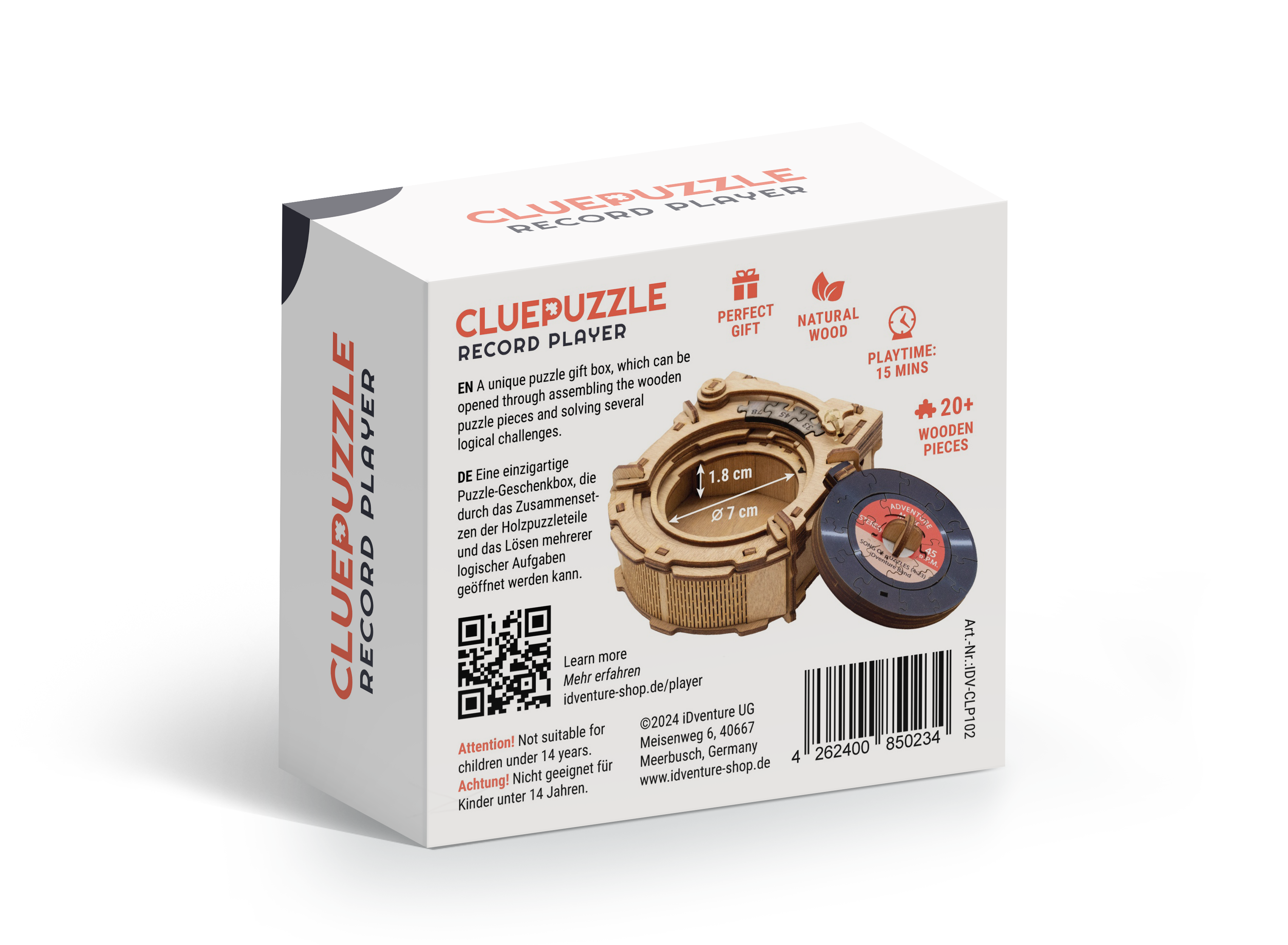 Rätselspiel Cluepuzzle Record Player