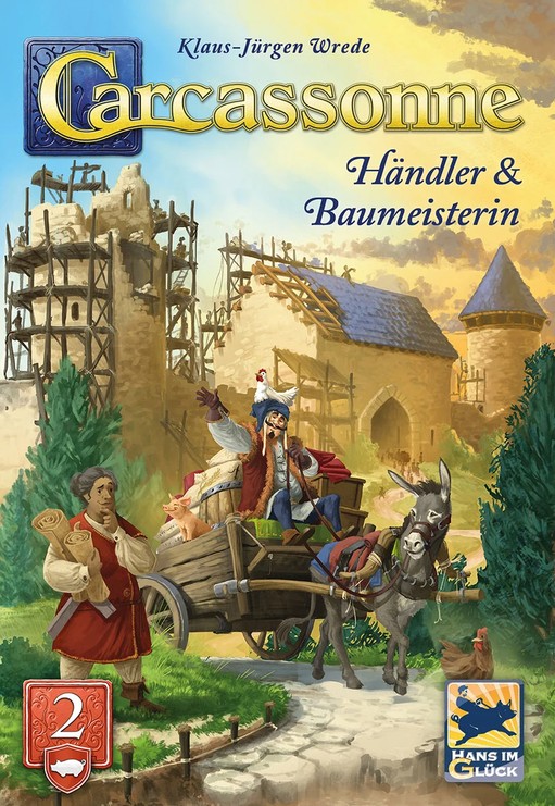 Carcassonne - Händler & Baumeisterin - Die 2. Erweiterung