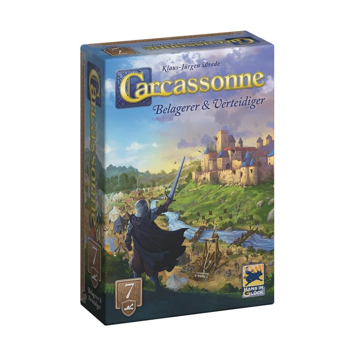 Carcassonne - Belagerer & Verteidiger -  Die 7. Erweiterung Gesellschaftsspiel