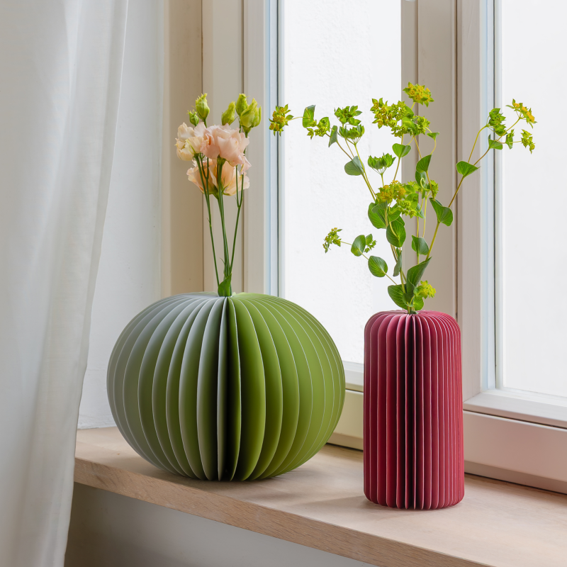 Remember Papiervase 'Yuki' berry