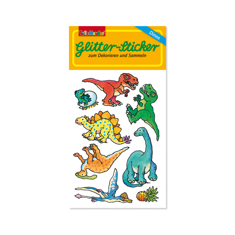 Lutz Mauder Glitter-Sticker Dinosaurier 2