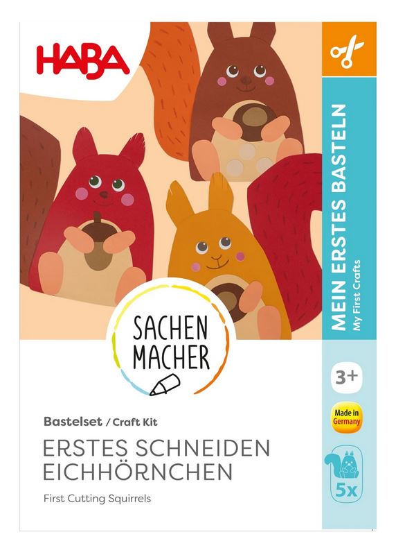 Haba Bastelset - Erstes Schneiden Eichhörnchen 