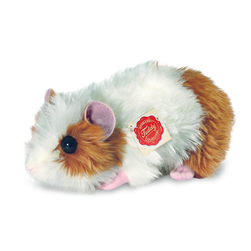 Hermann Teddy Meerschweinchen gold/weiß 18 cm Stofftier