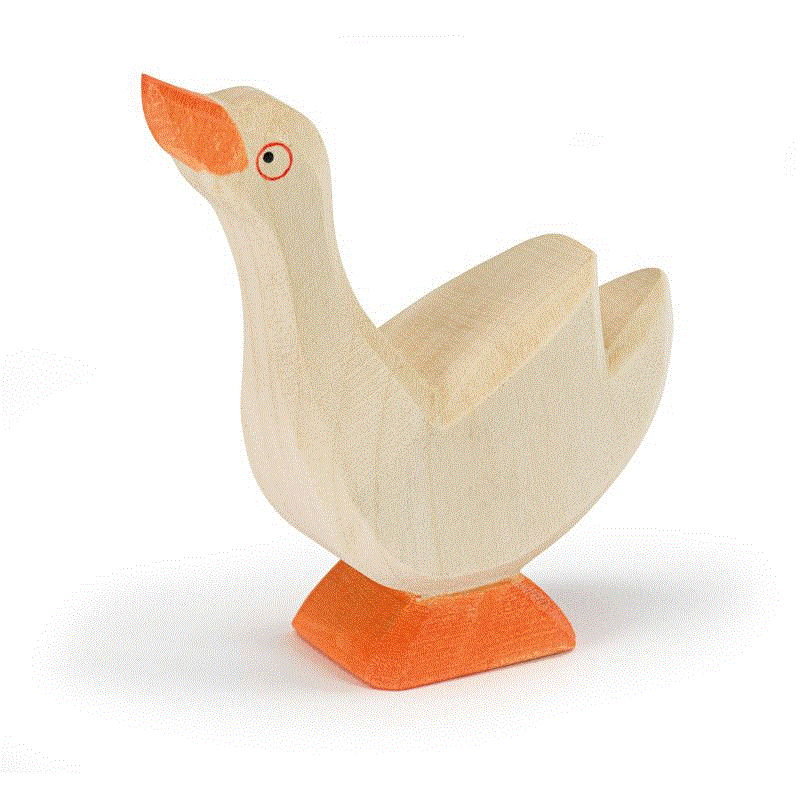 Ostheimer Gans Kopf hoch Holzfigur