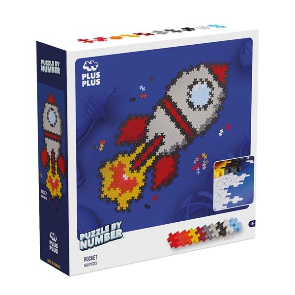Plus-Plus 500 Kreativ Bausteine Puzzle Rakete