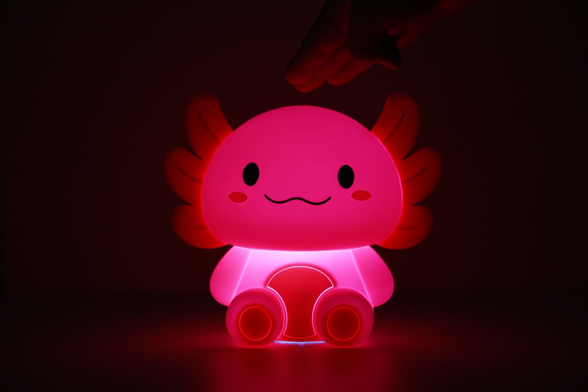 iTotal Silikon-Nachtlicht AXOLUTELY Axolotl Nachtlicht