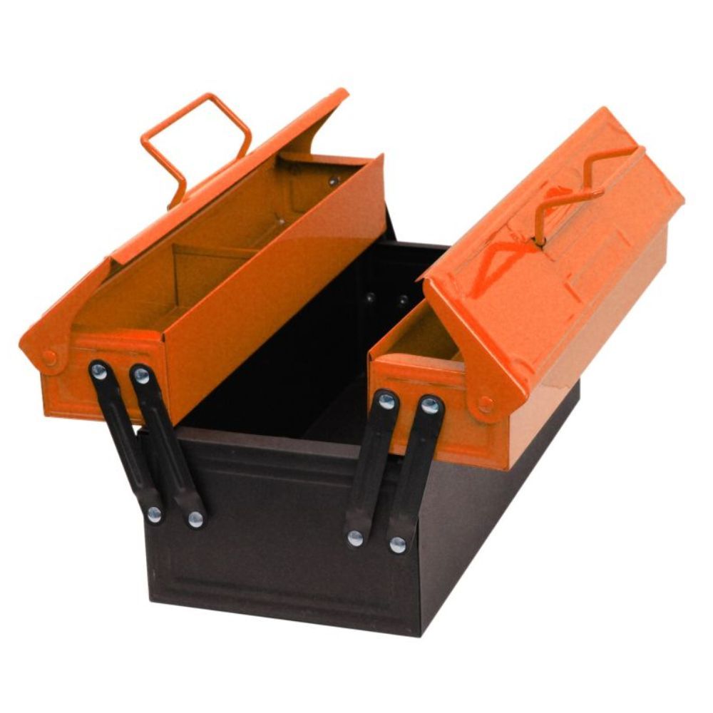 Kids at Work Werkzeugkasten, Orange/Schwarz