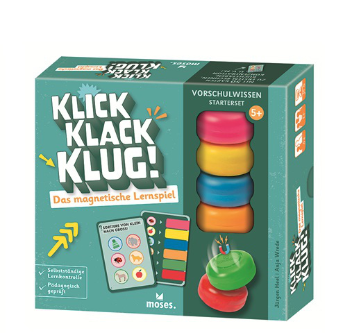 moses Klick Klack Klug Starterset 1 - ab 5 Jahren Das magnetische Lernspiel