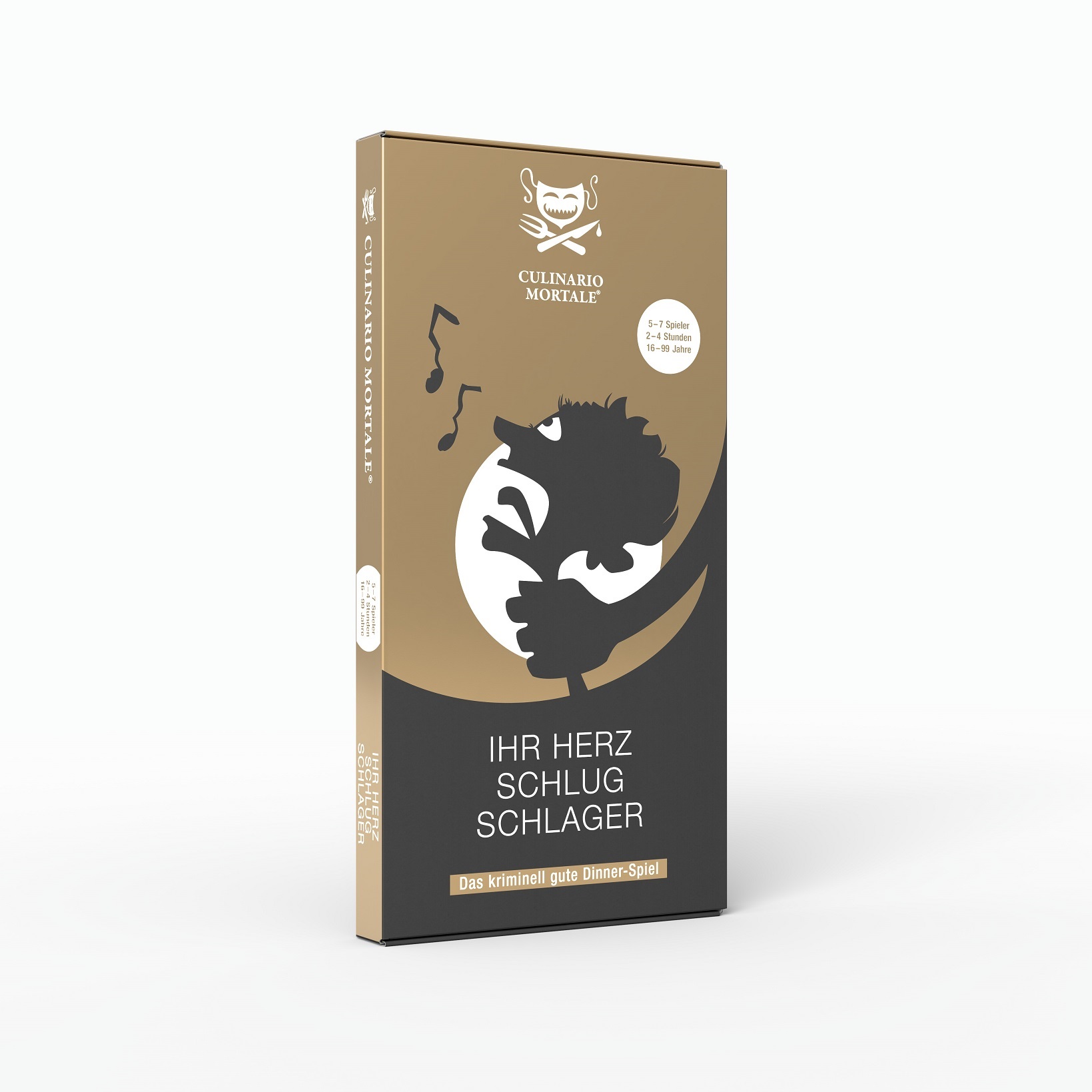 Culinario Mortale Dinner-Spiel Ihr Herz schlug Schlager 