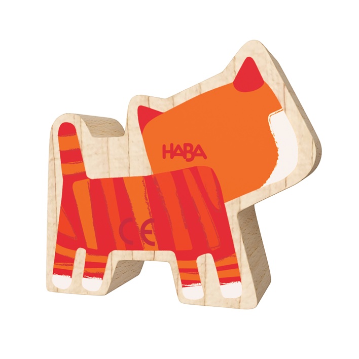 Haba My 1st Block World – Katze Karo orange Bausteinwelt ab 1 Jahr