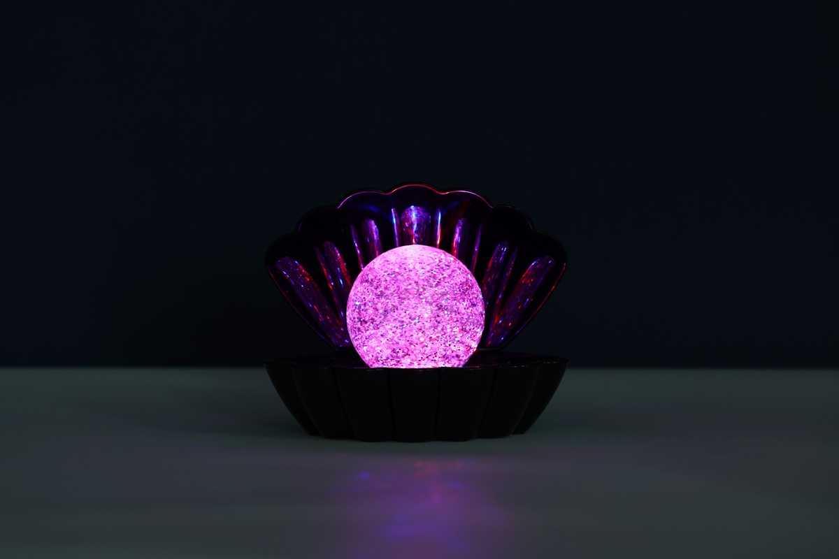 iTotal Muschel-Lampe schwarz