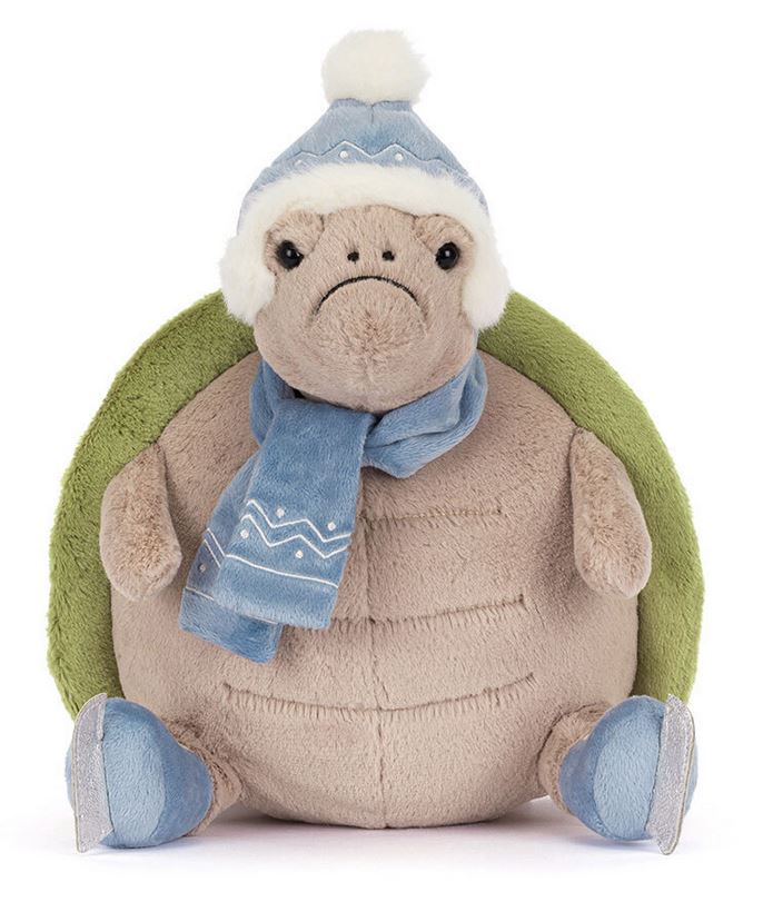 Jellycat Stofftier Timmy Turtle Skating Schildkröte Plüschtier