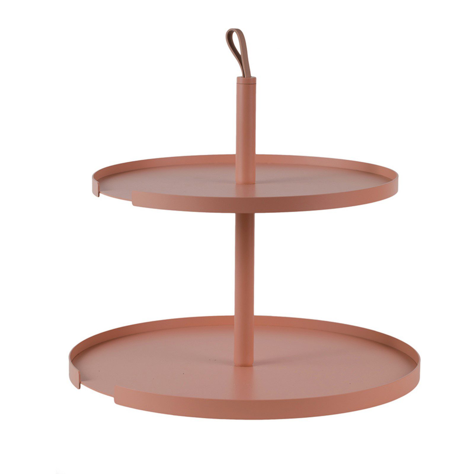 DesignBite BIG HUG Etagere / Tortenständer 2-stöckig - braun