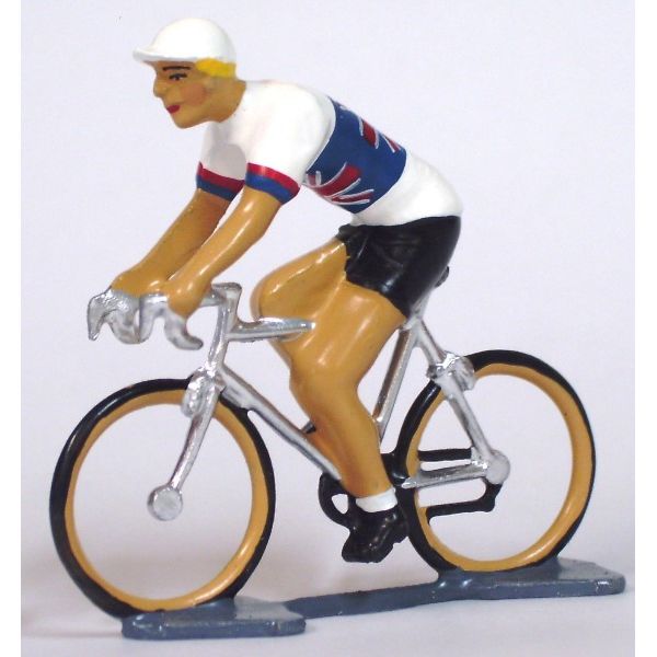 CBG Mignot Zinnfigur Radfahrer Tour de France Englisches Trikot 