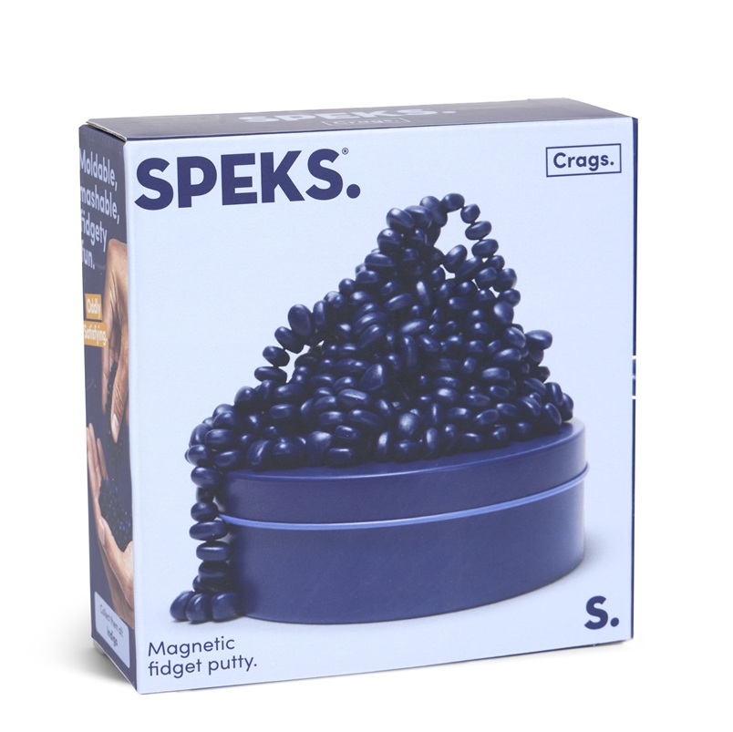 SPEKS Magnetsteinchen Crags  Indigo medium Magnet Fidgettoy ab 14 Jahren - wie Knete