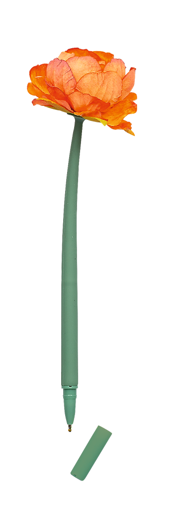 moses Kugelschreiber Blüten-Stift, 1 Stück, (Blütenfarbe variabel)