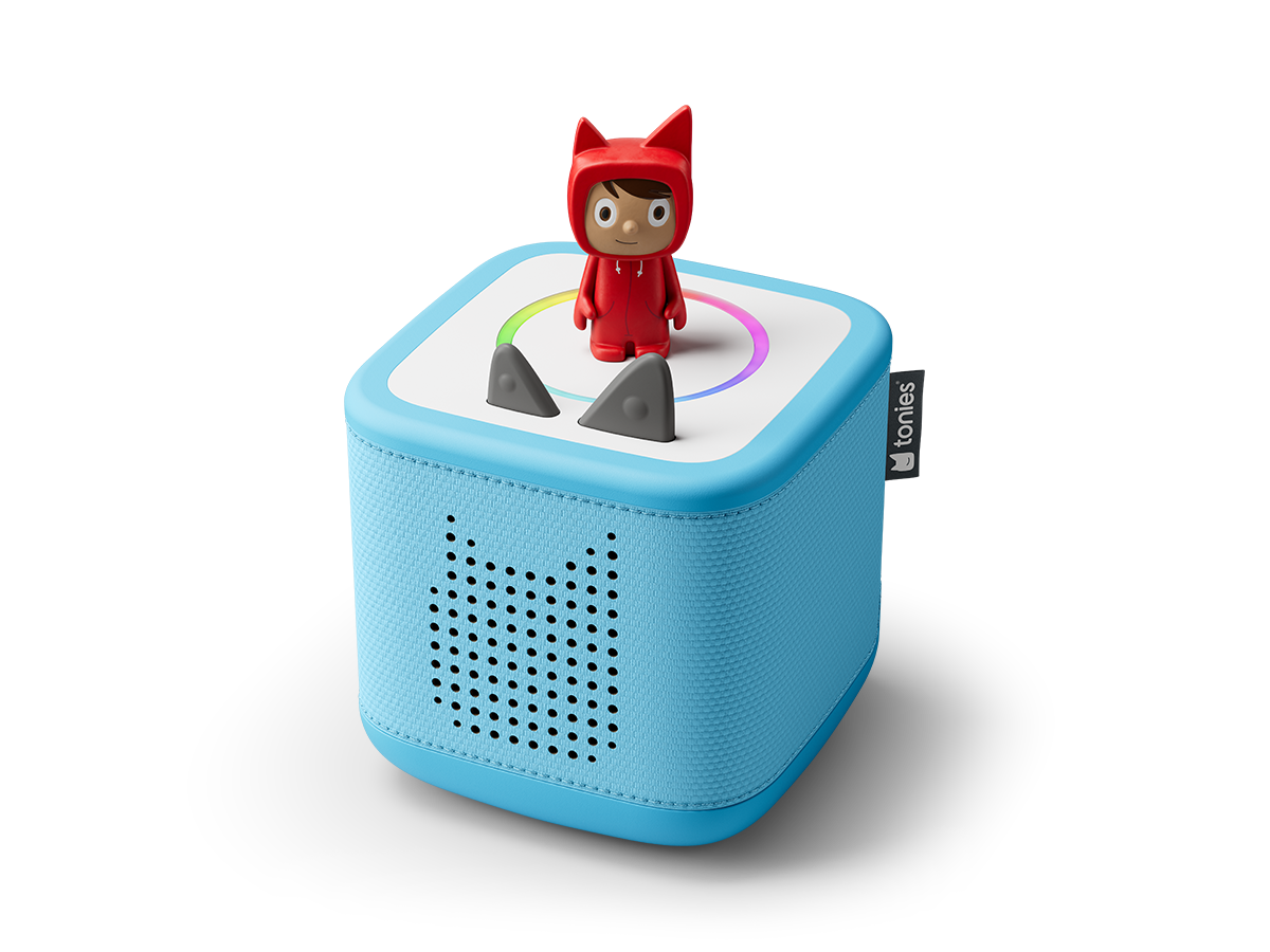 Tonies Toniebox 2 Himmelblau Starter Set mit Kreativ-Tonie Rot [DACH] 