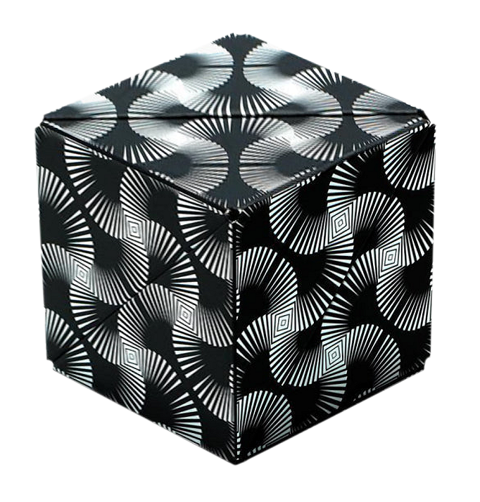 Shashibo Cube - Black and white Magnetwürfel