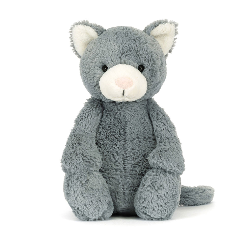 Jellycat Stofftier Bashful Kitten Original Plüsch Katze
