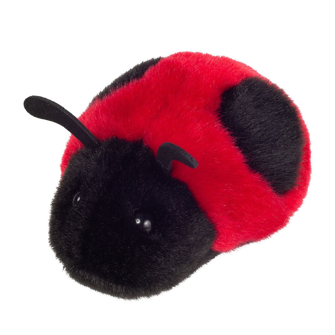 Hermann Teddy Marienkäfer 11 cm Stofftier - Glückskäfer