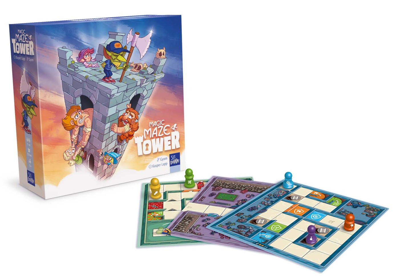 Huch!-Spiel Magic Maze Tower kooperativ