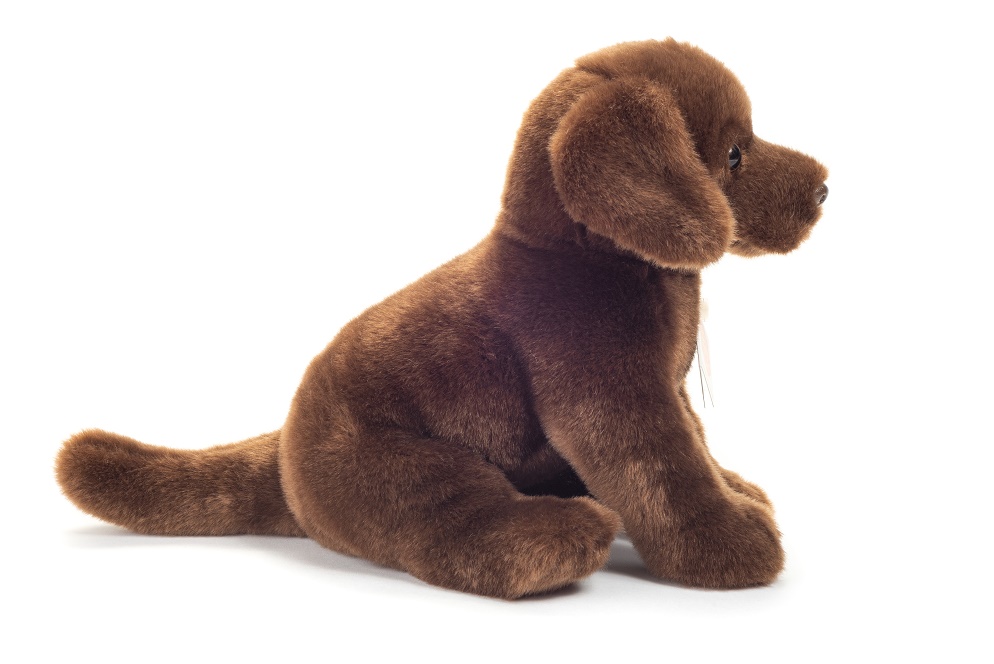 Hermann Teddy Labrador sitzend dunkelbraun 25 cm Stofftier Hund