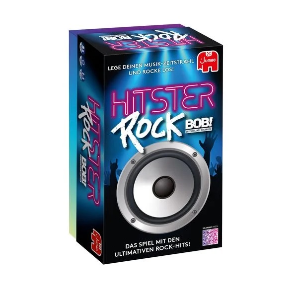 Jumbo Partyspiel Hitster Rock Gesellschaftsspiel rund um die Musik