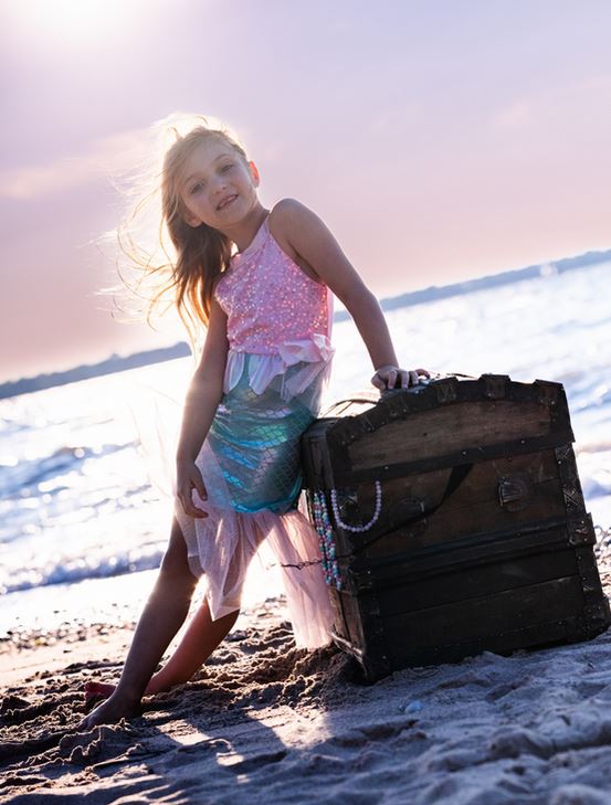 Great Pretenders Mysty die Meerjungfrau Kleid, Pink 6 - 8 Jahre