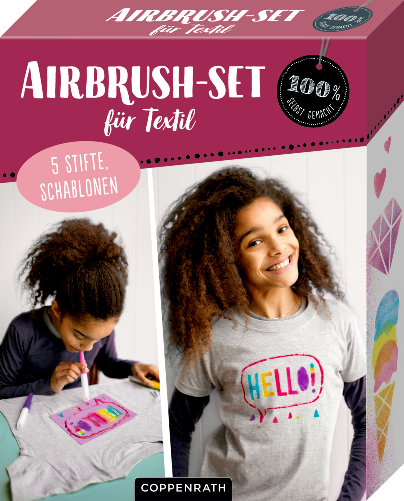 Coppenrath Airbrush-Set für Textil 