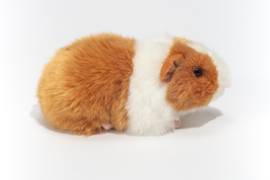 Hermann Teddy Meerschweinchen gold/weiß 20 cm Stofftier