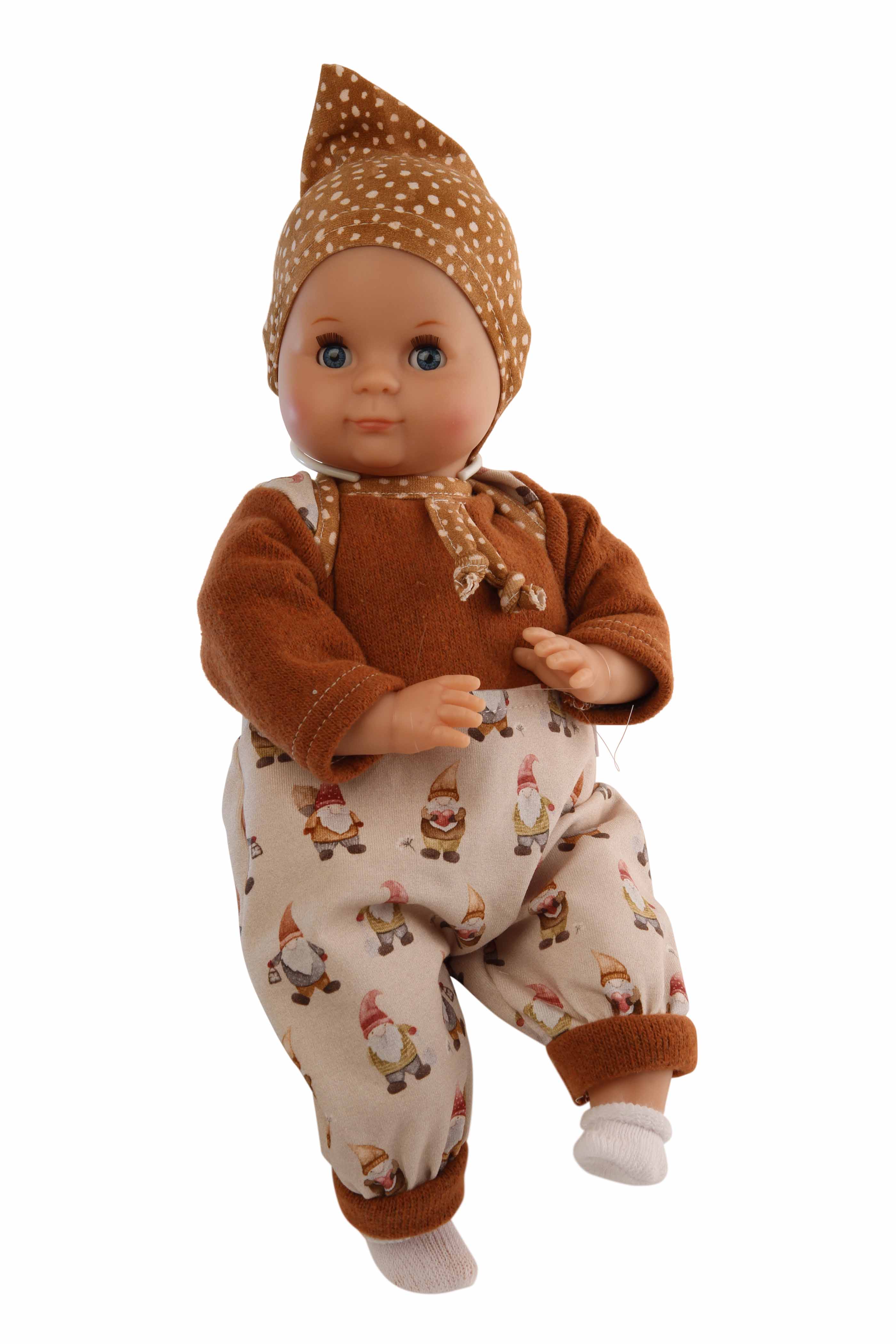 Schildkröt Puppen Schlummerle Gr. 32 blaue Schlafaugen