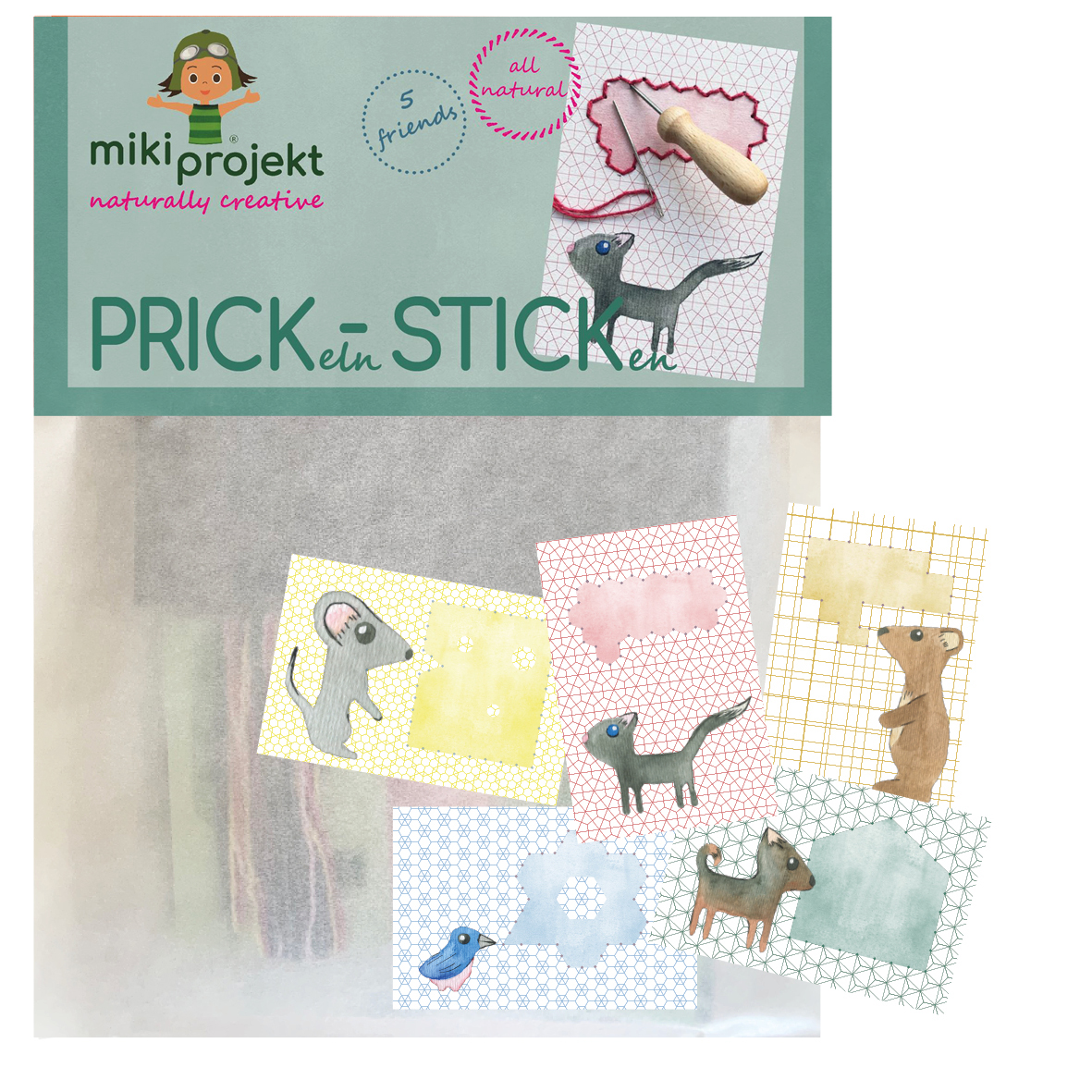 Prickel-Strick-Set "Friends" 