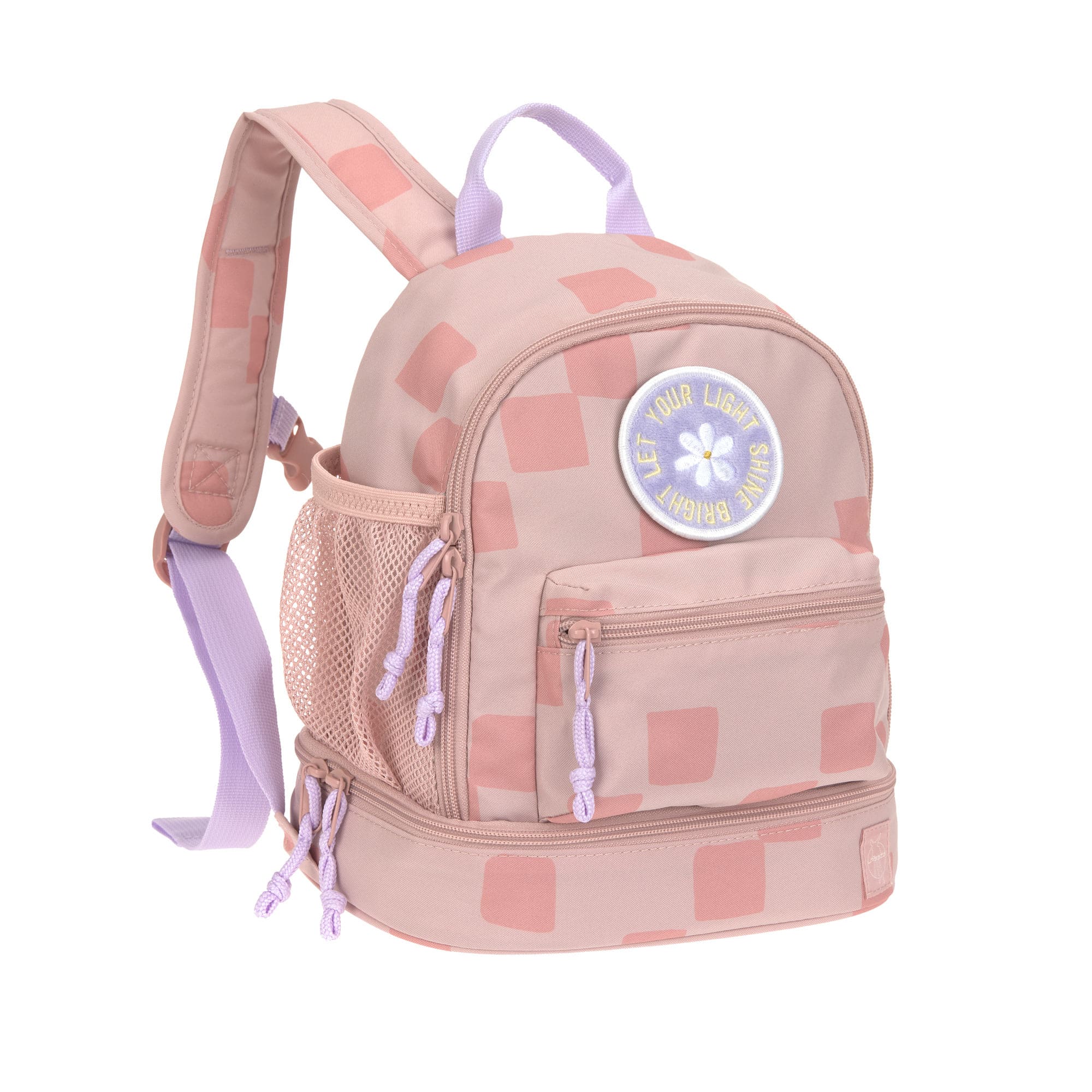 Lässig Kindergartenrucksack Mini Pattern Party Rosa 