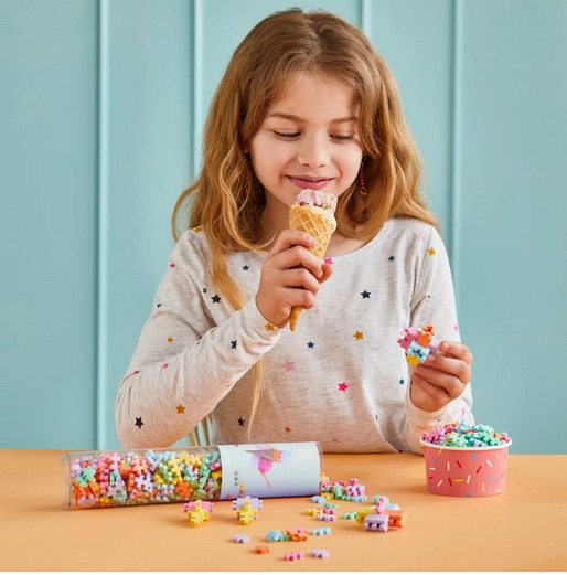 Plus-Plus 240 Kreativ Bausteine Eiscreme